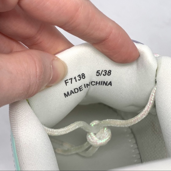 NEW Nasty Gal Holographic Patent Platform Sneakers - Picture 11 of 12